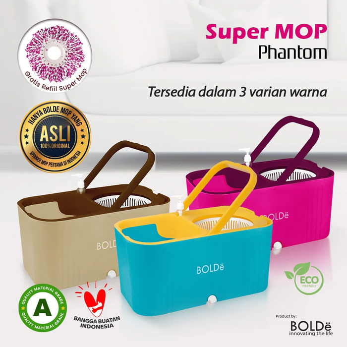  Bolde Super MOP Phantom 7L - Beige